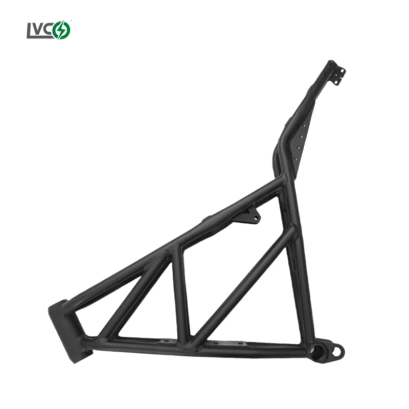 LVCO Aluminum Alloy Bike Frame Front 135mm/Rear 190mm Integrated Metal for Moutain Road BMX Cruisers Bikes