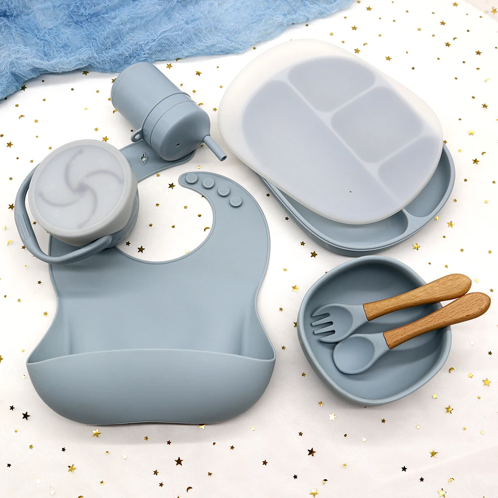 Милый бутылочка для кормления ребенка 360 мягкие тренировочные воды с шнековой крышкой пить воду чашки 6 месяцев Детские Силиконовые снэк-Утяжеленный детские силиконовые чашки