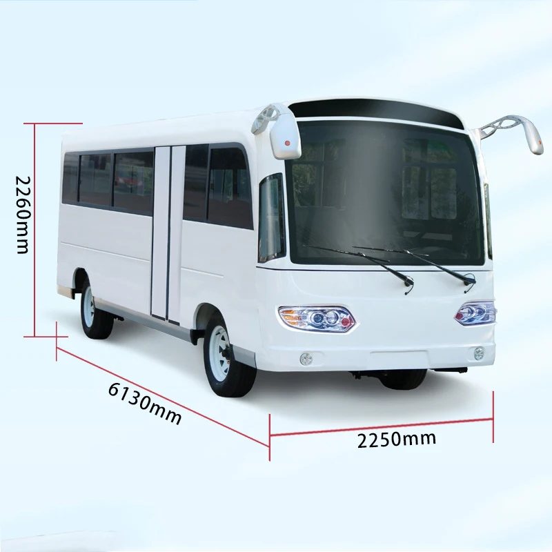 Greenmotor 23 seats electric vehicle supplier 23 passenger electric bus for sale