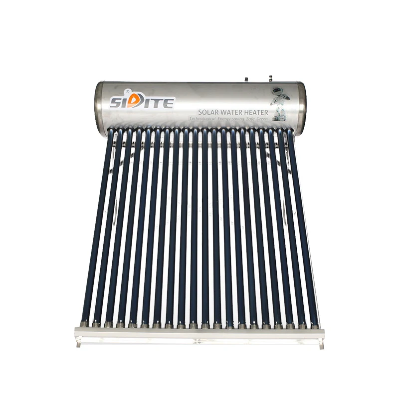 portable solar hot water systems heating small water tank no-pressurized solar water heater