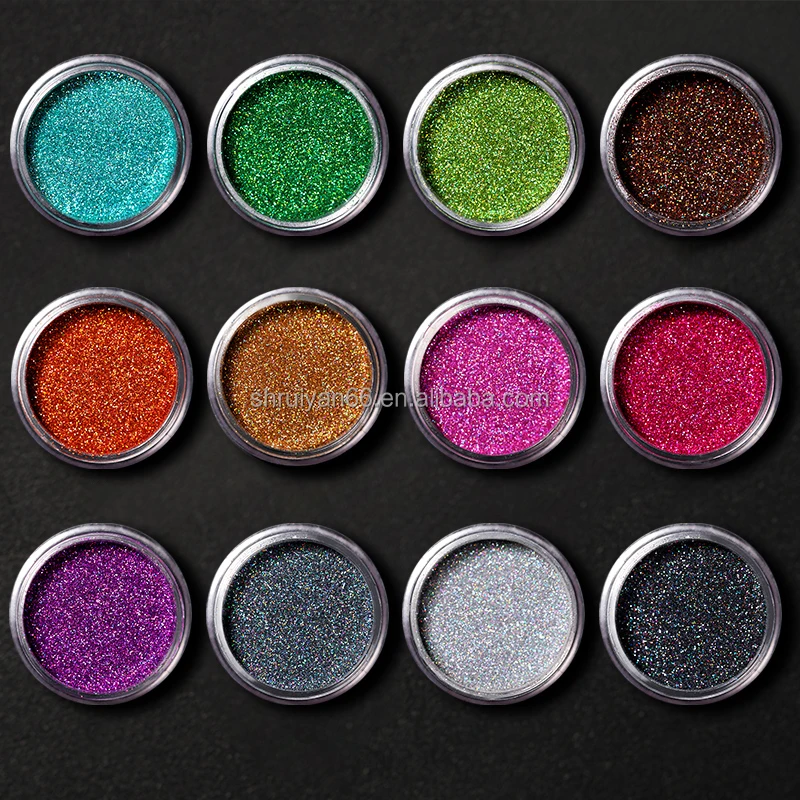 Eco-friendly PET glitter flakes sequin makeup face body glitter holographic loose eye chunky cosmetic glitter for eyes