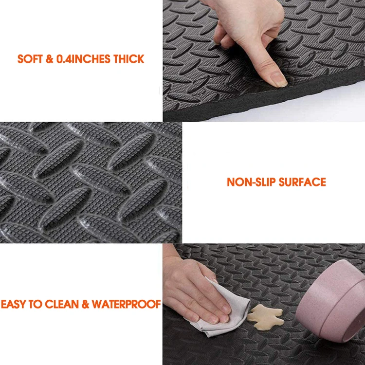 Exercise Gym Flooring Puzzle EVA Floor Tiles Foam Mats