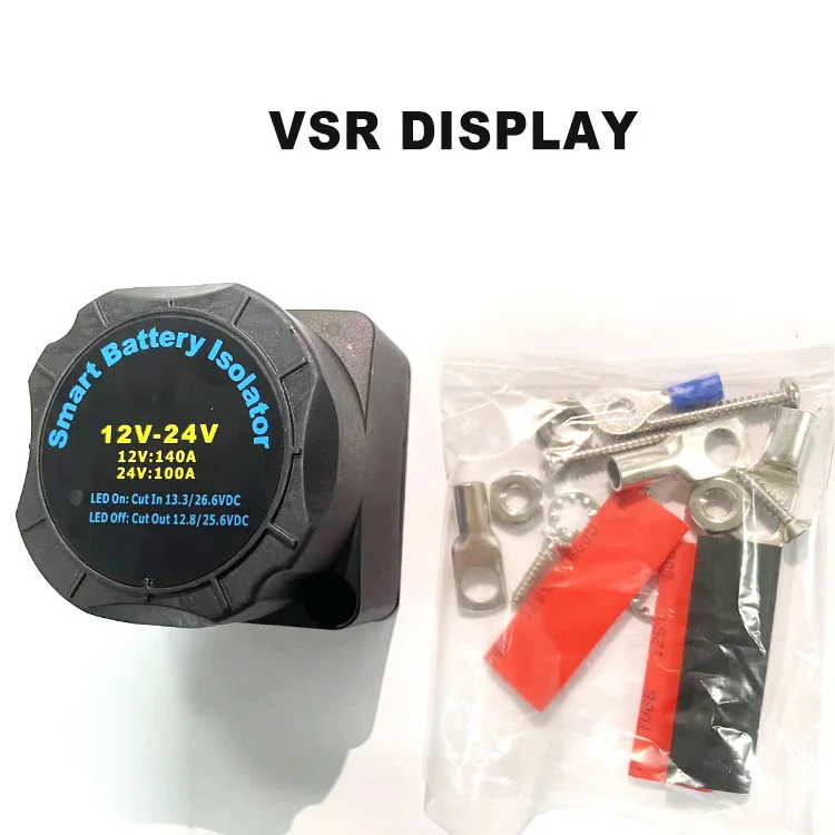 Умный двойной изолятор аккумулятора 140A 12 В чувствительное реле напряжения для морского автомобиля квадроцикла UTV RV лодки VSR