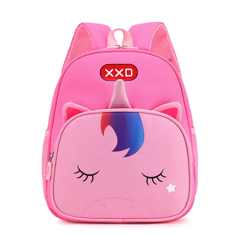 2021 New Kids Cartoon Style Cute unicorn Backpack Schoolchild Mini Girl Backpack Primary School Bag Bookbag For Children
