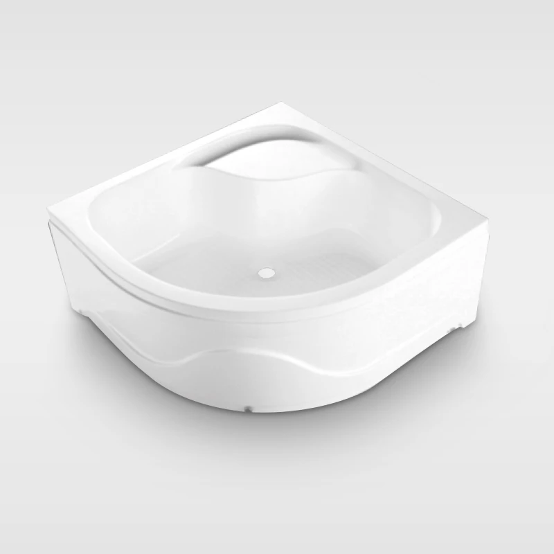  Pure and easy to clean drop in acrylic shower tray base with anti