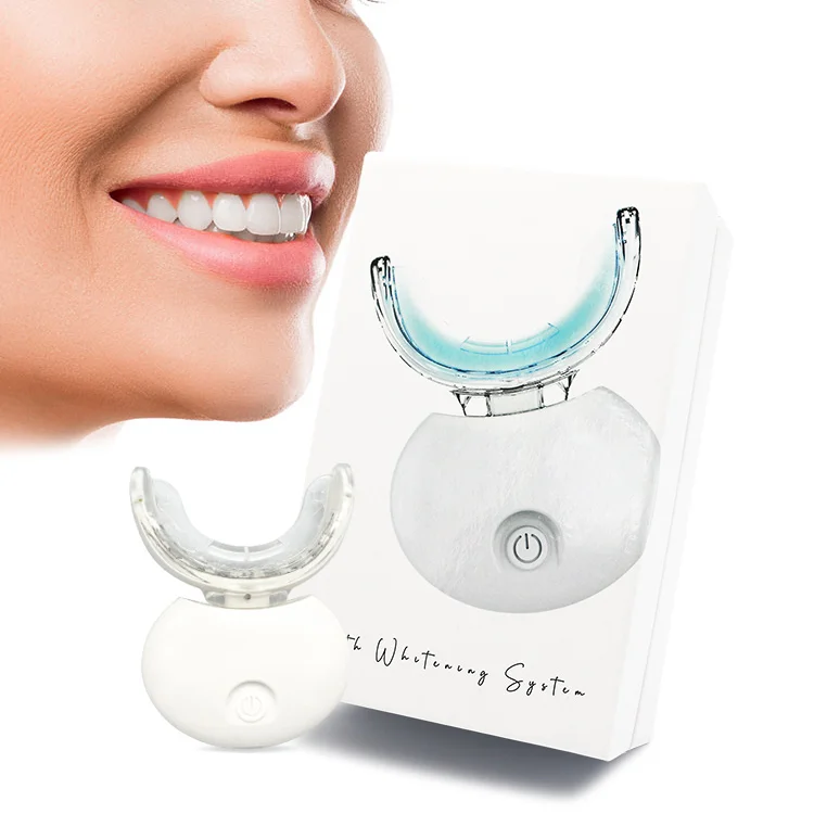 CE Professional Wholesale Custom Logo Tooth Whitener LED Light Kit Use Non Peroxide Free Gel At Home Teeth Whitening Kit