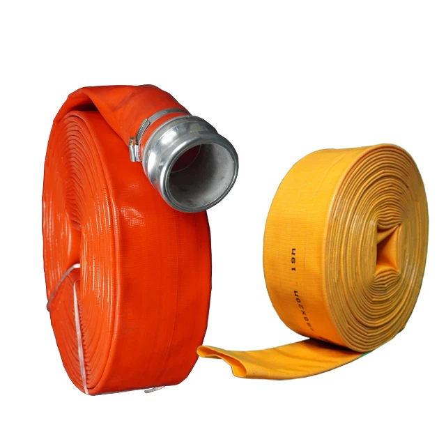 China supplier agricultural irrigation pvc layflat water hose pipe high pressure flexible discharge 3 inch lay flat hose