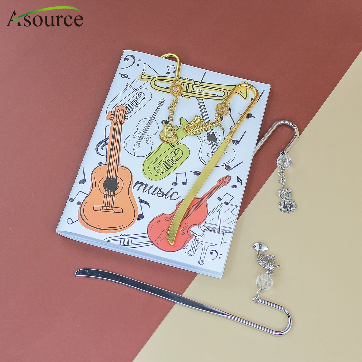 High Quality Gold Bookmark Music Bookmark For Museum Store