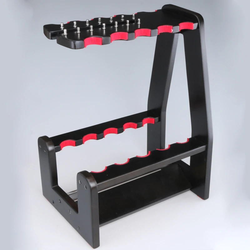 Custom metal fishing rod display rack reel shelf