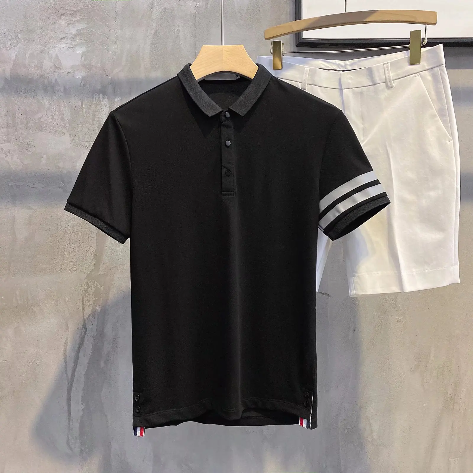 2022 Promotional Factory Custom Solid Color Blank Golf  t Shirt For Men Business Quick Dry Plain Polo T-shirt