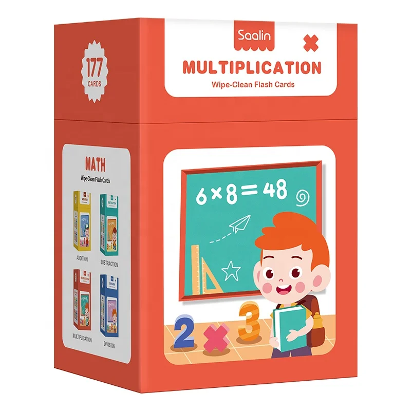 Ready to ship Math Flash Cards For Kids 4-8-Addition, Subtraction, Multiplication,&Division