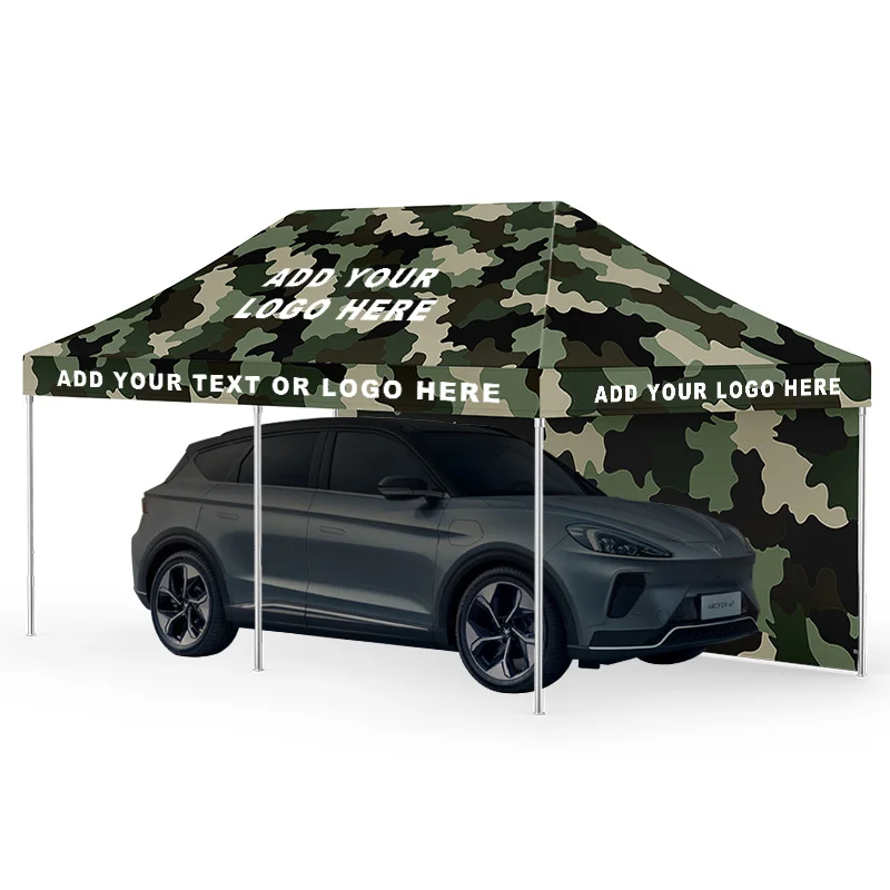 Goodluck heavy duty carport tent folding car rooftop tent garage outdoor canopy tent carport