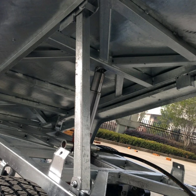 Utility Hot Dipped Galvanised Car Carrier Tandem Trailer With Cage For Sale