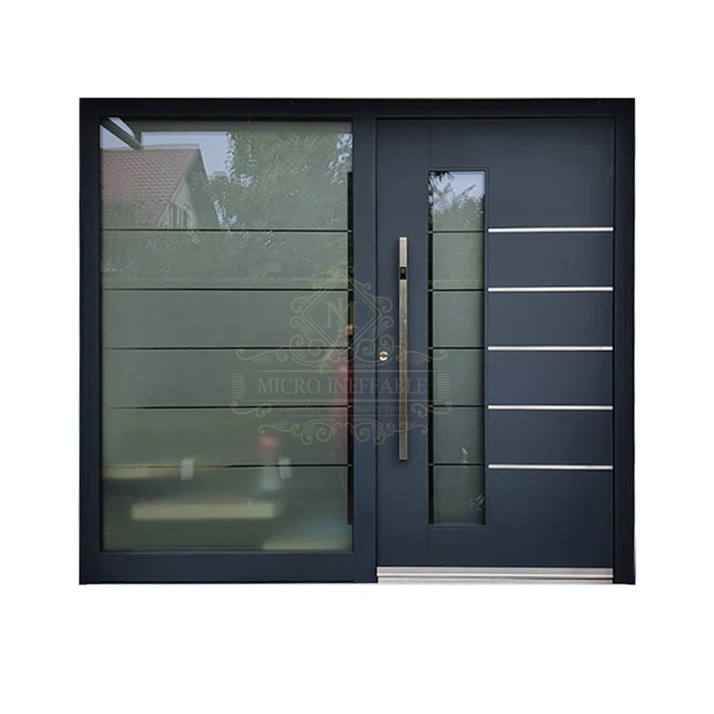 New Modern Italy Design Hot Sale Metal Other Entry Doors Cheap Price Exterior Steel Security Doors For Houses