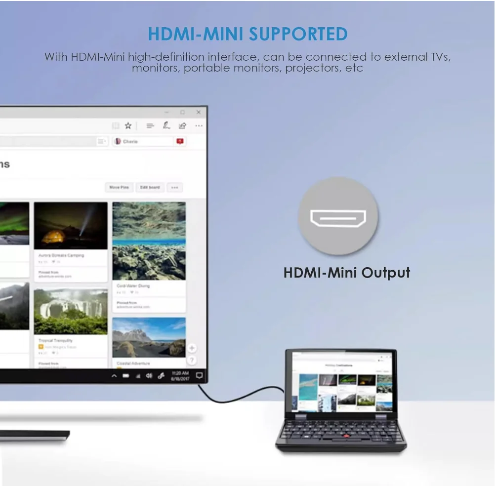 Super cheap 7 Inch 2 In 1 Handheld PC Touch Pocket laptop Intel 12GB 2TB Win 11 for Design drawing note-taking business