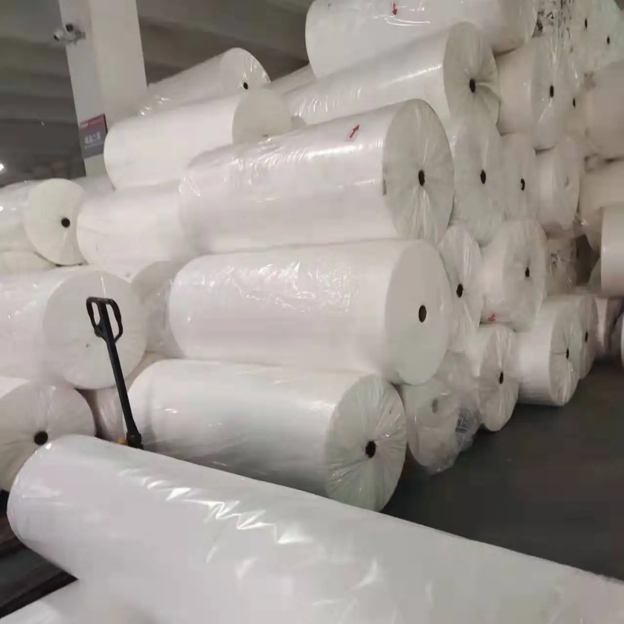 Wholesale custom polypropylene non-woven PP+PE 65g isolation garment fabric