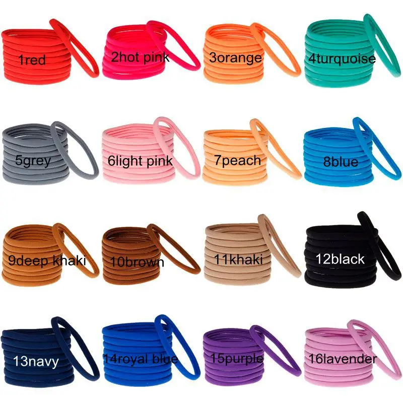 23 Colors Thick Super Soft Non-Marking Nylon Headbands Children Girls kids DIY Nude Baby Headbands Girl Nylon Headband