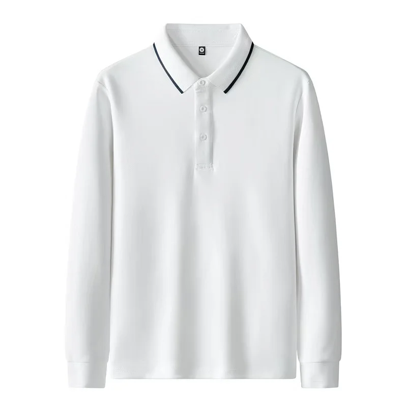 Hot Selling Uniform Polo Golf New Fashion Trend Long Sleeve Designer Polo For Men Without Embroidery Logo
