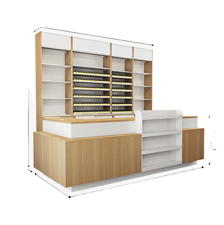 Supermarket cashier convenience store corner cashier