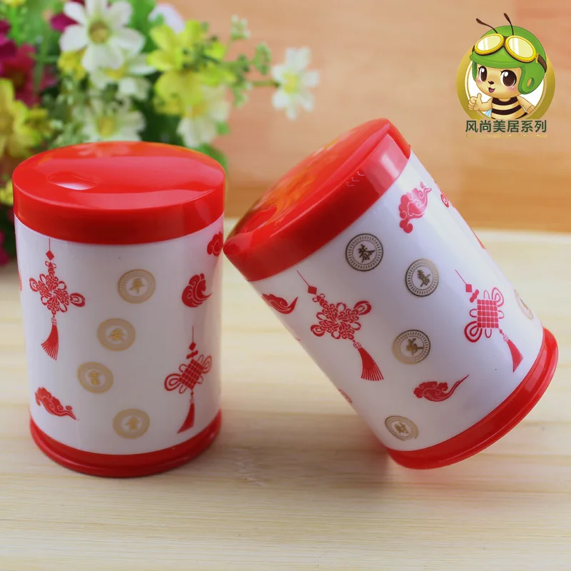 Chinese Style making machine Good luck toothpick bottle Hotel household durable Plastic