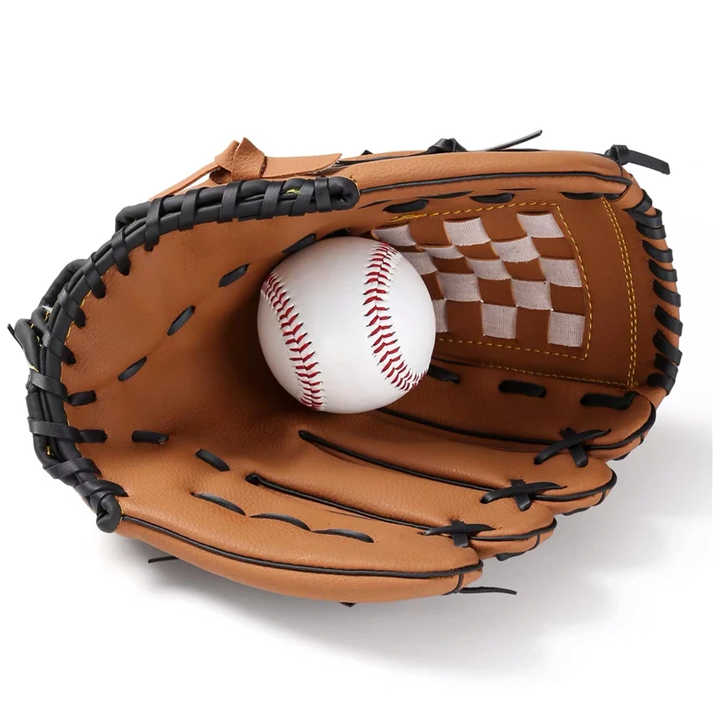  DL Custom Baseball Gloves PVC Leather Match Batting Catching