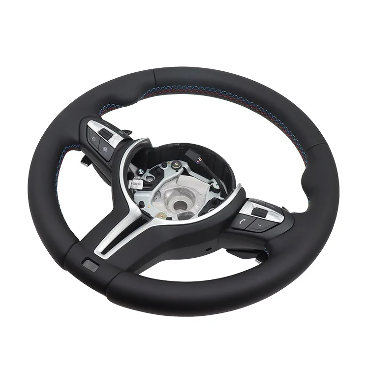 Automotive Interior Accessories Leather Custom Steering Wheel For BMW M series M3 M4 F series F30 F10 F15 F16