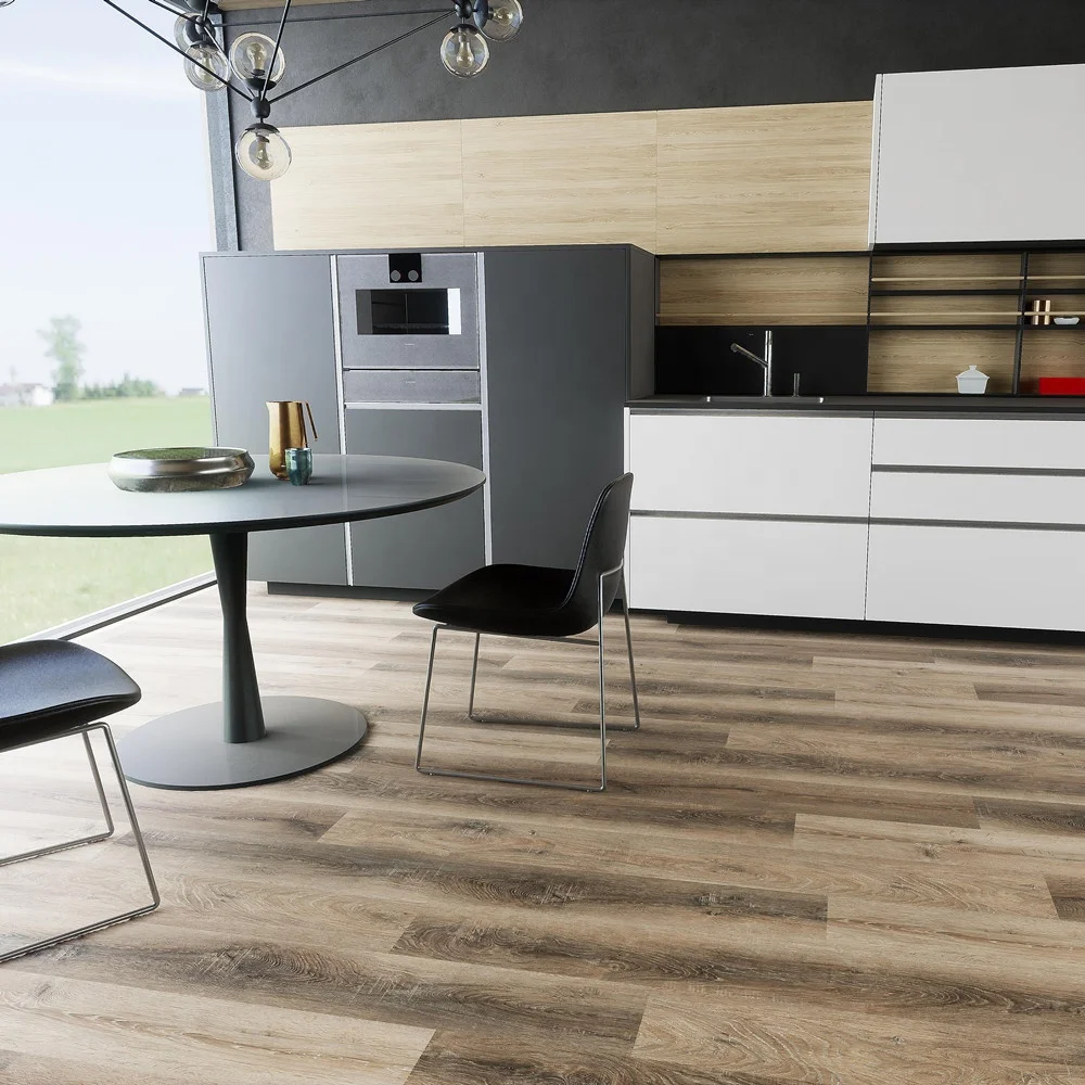 American Piso Pvc Spc Wood Plank Plastic Flooring Click Interlocking Lowes Vinyl Flooring