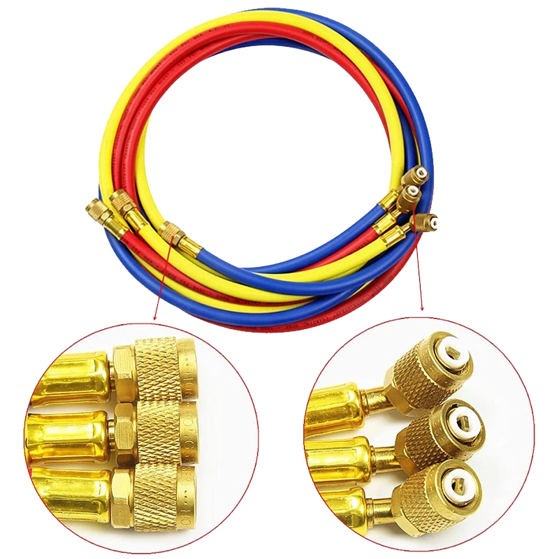 Портативный Инструменты для ремонта манометров комплект кондиционер Бытовая легкий тест диагностический холодильное 2 Way машинный