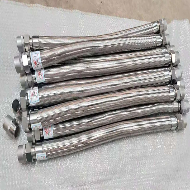 Hot sell Customizable china factory sell 304 304L 316 316L Flange flexible staineel steel metal hoses