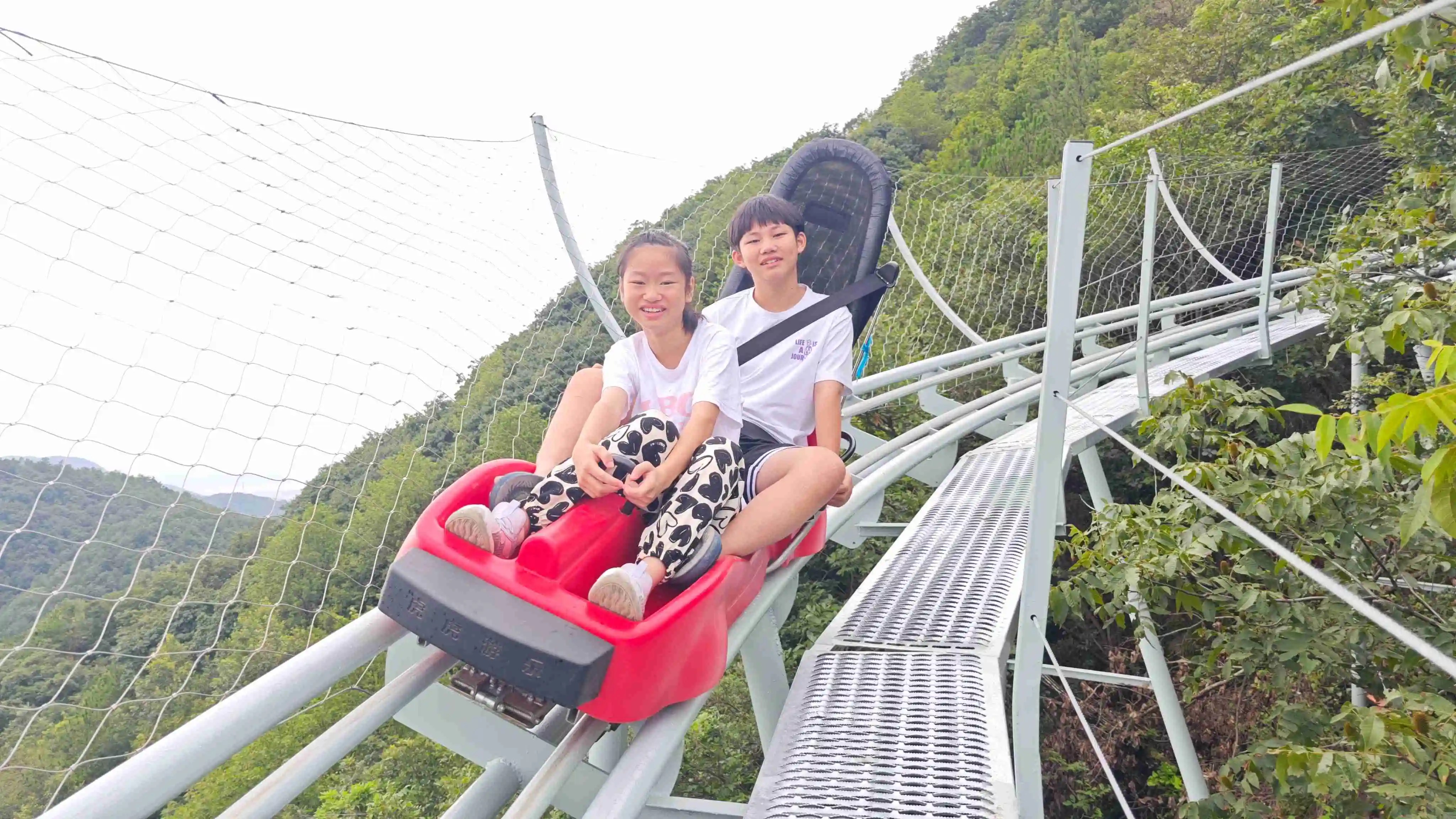 New Amusement Park Large Rides Single Rail Mountain Roller Coaster