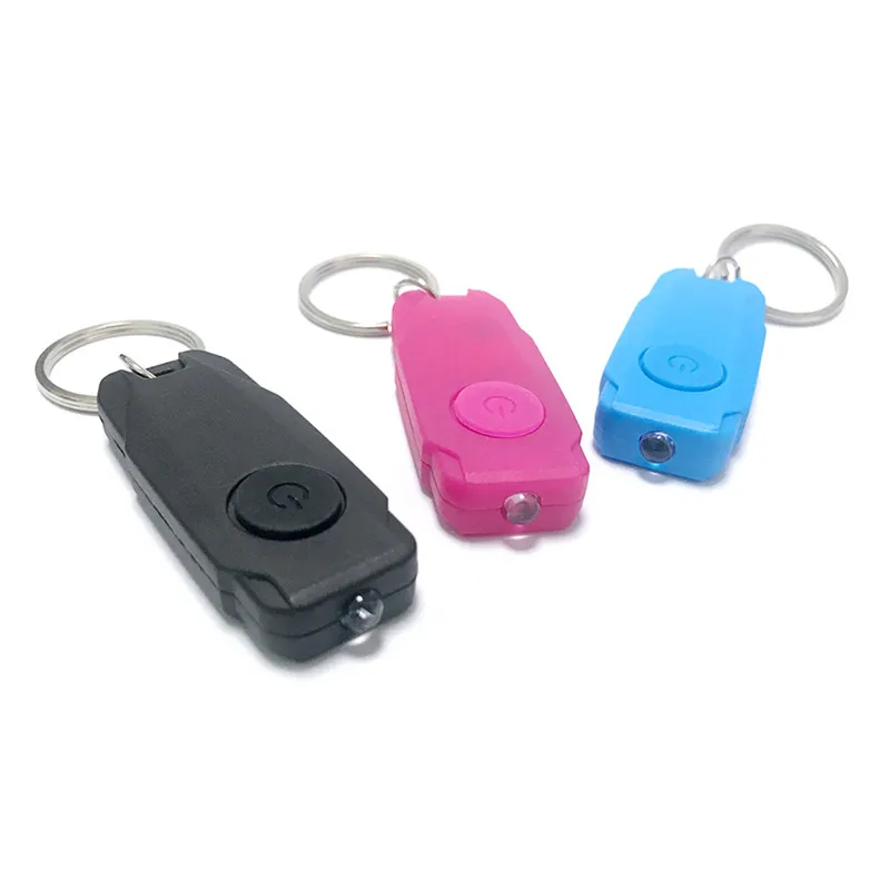 Cheap Led Flashlight Mini Key Light Keytag Lamp Keyring Portable Pocket USB Rechargeable Small Flat UV Keychain Torch
