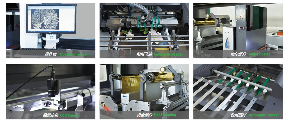 High Speed UV Lamination Machine Digital Spot UV Coater Machine Automatic Digital Spot UV Coating Machine Price for Sale