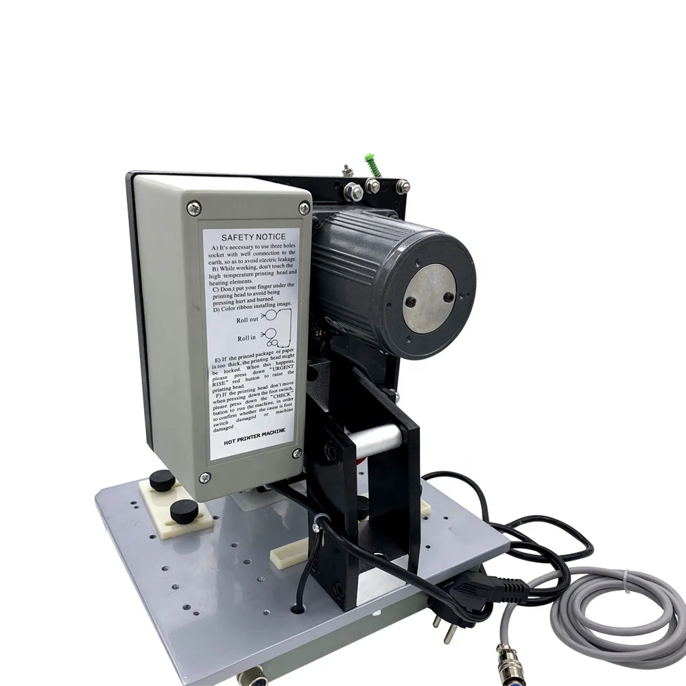 New Semi-Automatic Electric Hot Stamp Ribbon Coding Printing Machine hp241c