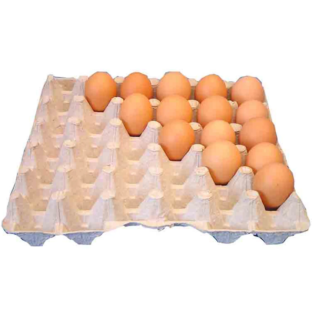 Manufacturer biodegradable 30 cells egg box cardboard pulp egg carton egg tray
