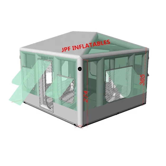 Air Sealed Inflatable backyard leisure tent with mesh window/ anti bugs inflatable gazebo with screens to keep bugs out