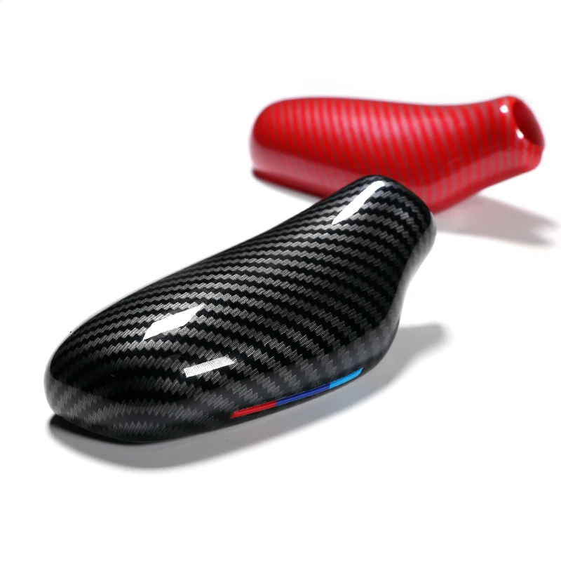 BETTERHUMZ For BMW G30 G11 G01 G02 G32 5 Series X3 X4 6GT Accessories Carbon Fiber Car Gear Shift Knob ABS Cover Frame Sticker