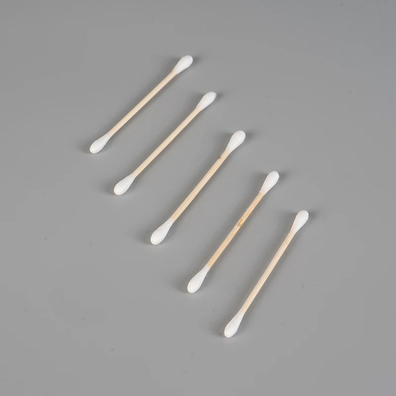 300 шт. бамбуковые палочки, ватные палочки в ящиках из крафт-бумаги