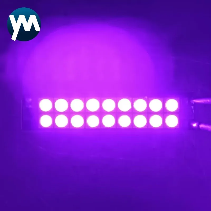 50W custom led sign UV LED 365nm Curing Module 3535 SMD 120 degree uv ink drying system