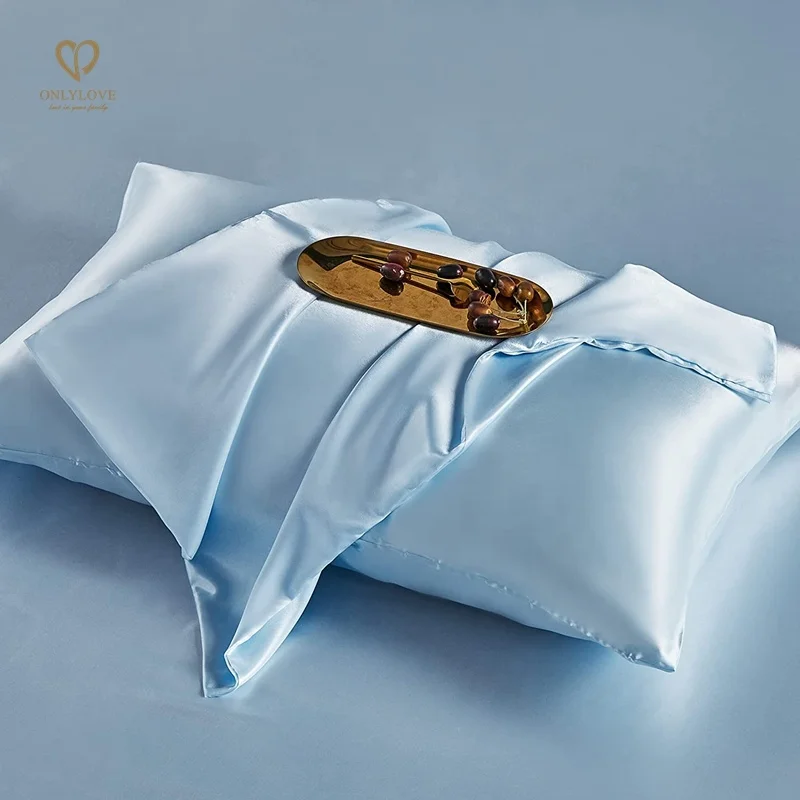 100% Mulberry Silk Pillowcase for Hair and Skin, 22 mm Natural Silk Pillow Case with Zipper,  pillowcase