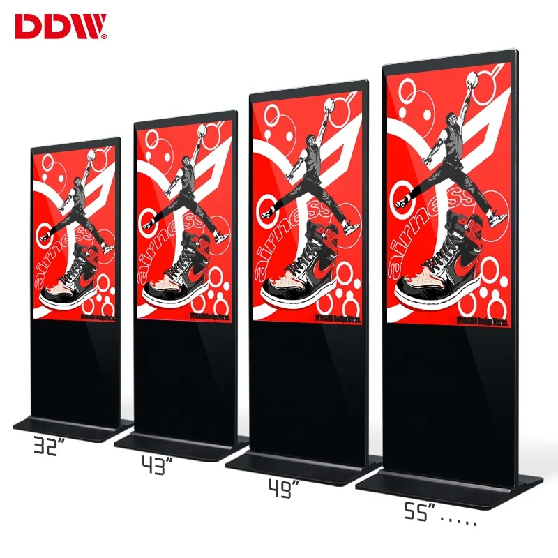 55 inch digital signage display machine android wifi lcd monitor vertical tv indoor advertising screen