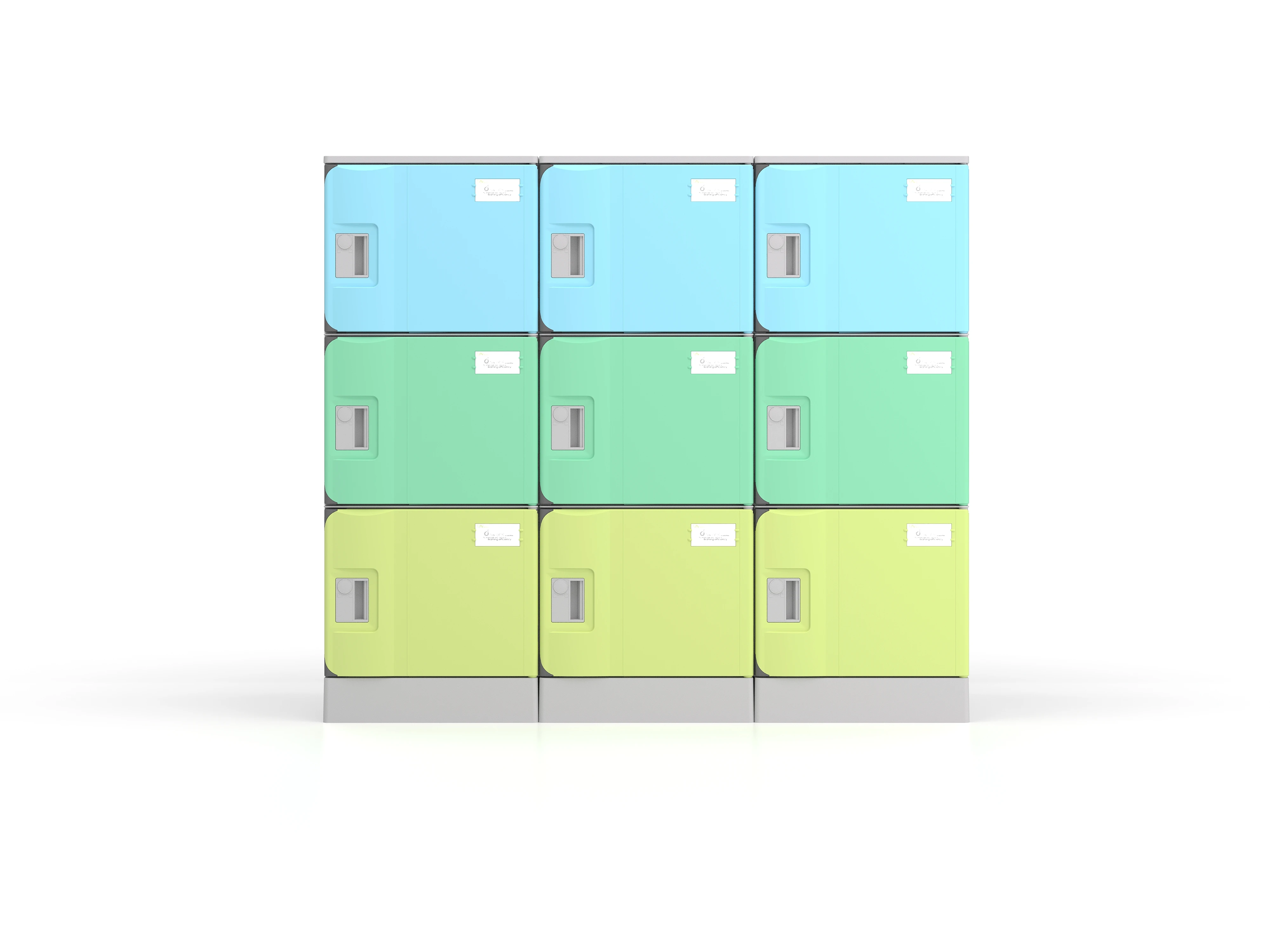 cheap school supermarket storage abs plastic lockers