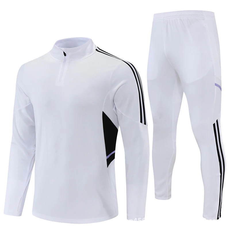Custom New Arrival Track Suit Soccer Men Tracksuit Long Sleeves Club Soccer Jacket Tracksuit