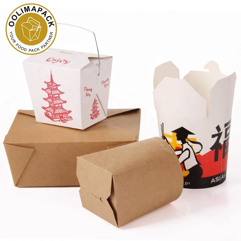 customized round bottom paper noodle box,Noodle Box for Lunch Packing,26oz pasta noodle box