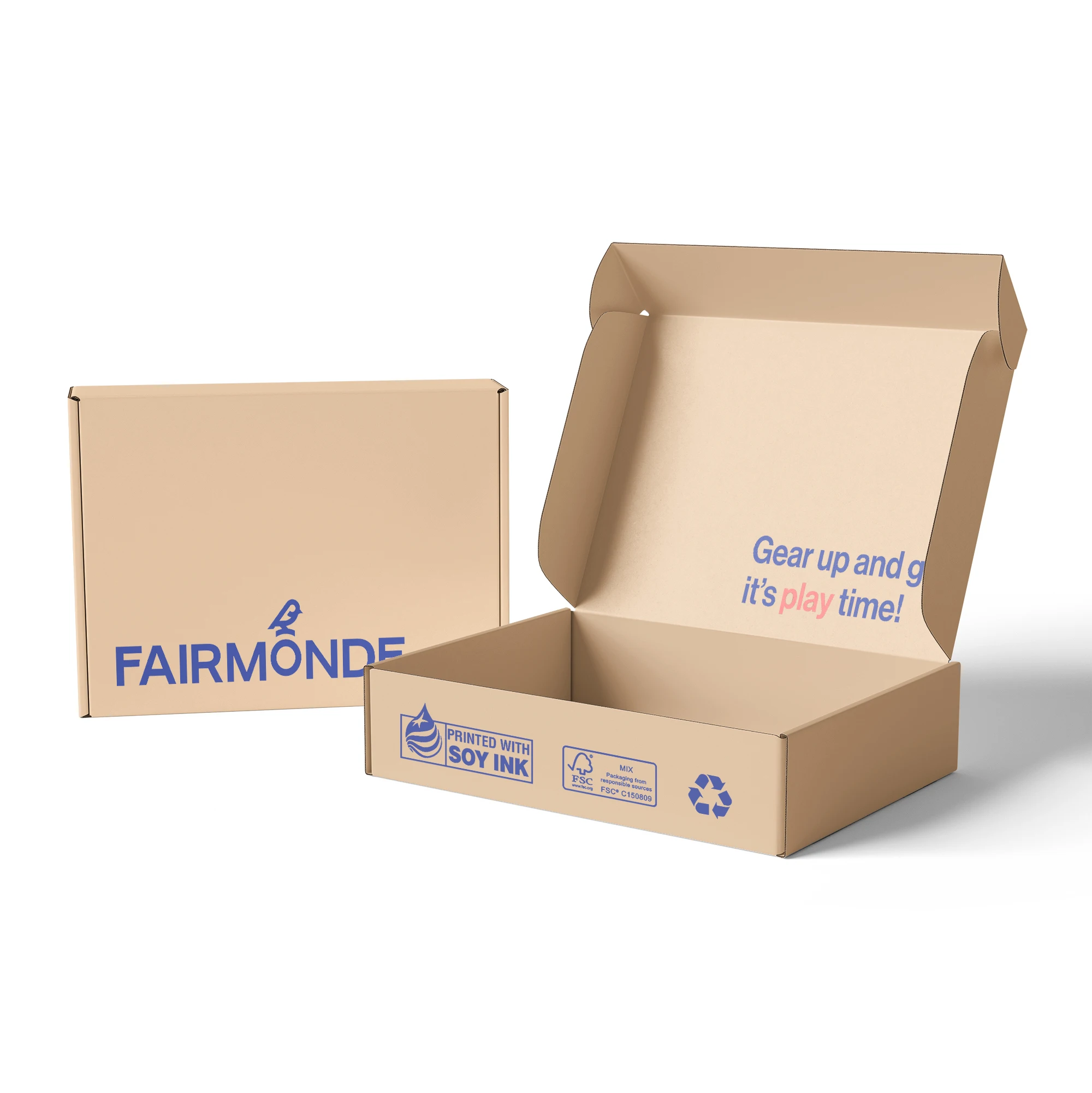 VP Packing Supplies Recyclable Mailer Box Custom Mailing Box Foldable Face Cream Packaging Boxes for Beauty Products Cosmetics