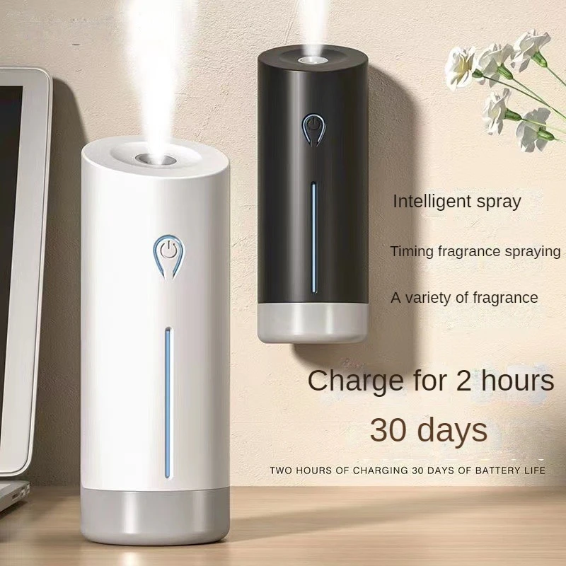 Custom Logo Smart LED Light Electric Air Freshener Automatic Spray Timing Scents Diffuser For  Home Hotel