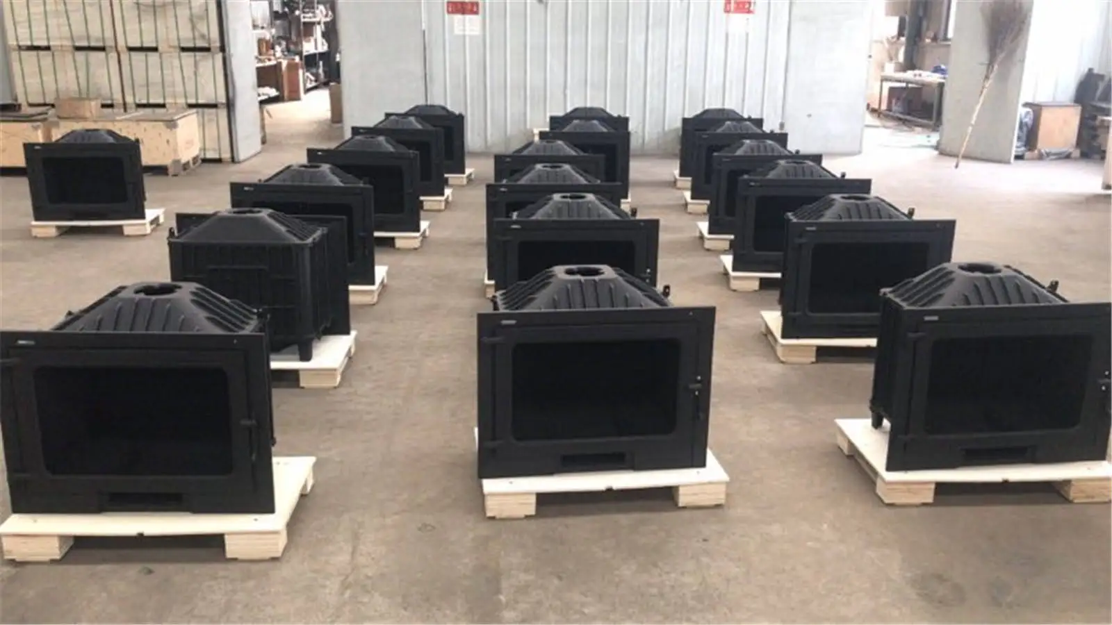 factory  interior garden cast iron fireplace Wood Burning Cast Iron Stove Real Fire Fireplace