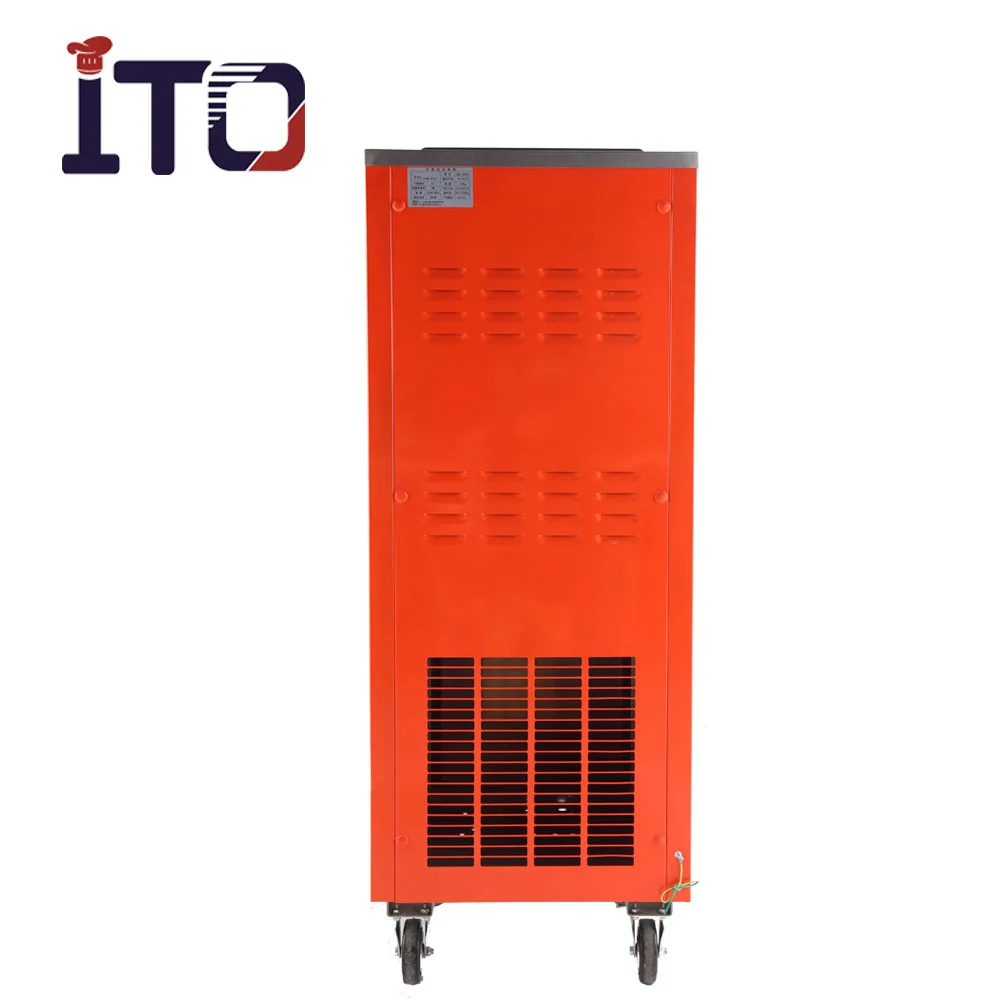 Three Flavor Soft Ice Cream Maker /Spaghetti Ice Cream Machine