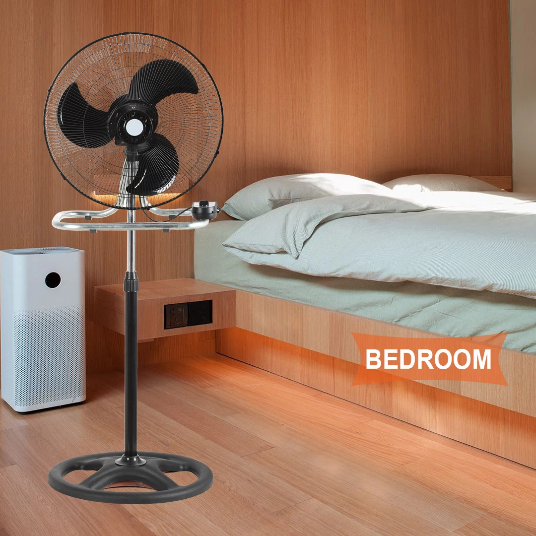 Горячая распродажа 18 дюймов 3 в 1 промышленный вентилятор электрическая охлаждающая башня подставка для циркуляции воздуха мощный металлический напольный