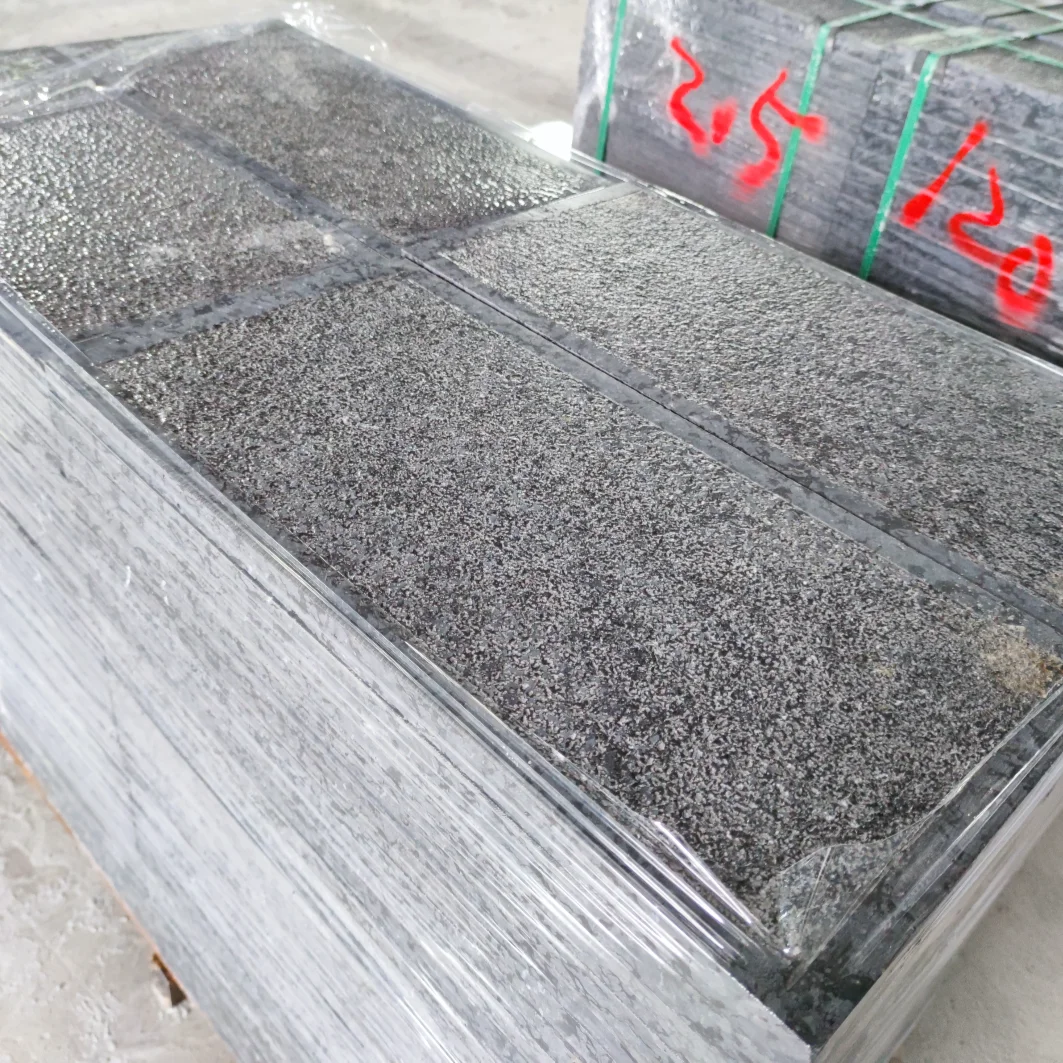 Sichuan wall cladding floor tiels outdoor paving lime stone natural black limestone slabs