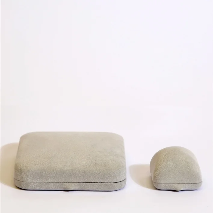 Annaigee Wholesale Luxury Custom Logo Velvet Display Jewellery Ring Necklace Bracelet Packaging Leather Jewelry Box